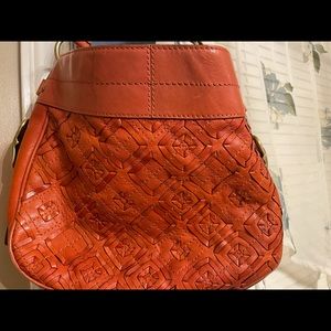 COACH Rust/Burnt Orange like new handbag! Great color for fall!